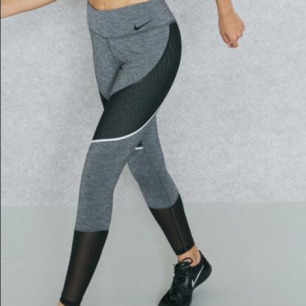 Nike Grey mesh leggings